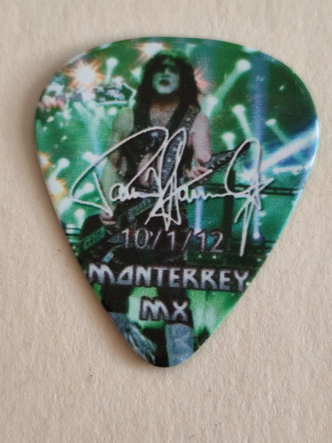 Palheta Kiss Paul Stanley Verde Mtr Verde Médio (Usado)