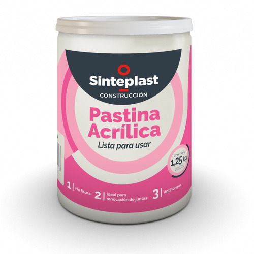 Pastina para construcción Sinteplast Pastina x 1.25kg color blanco