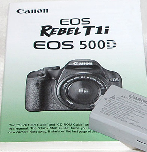 Canon Eos 500d T1i Body Exelente Opcion + Lente Negro