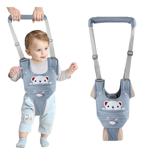 Arnes Aprender A Caminar Bebés Cinturón Fulares Portabebes Color Blanco Osito