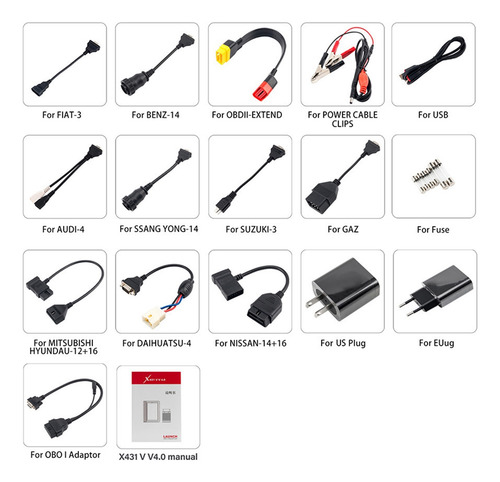 Escáner Automotriz X431 V+ Pro Funciones Avanzada Ecu