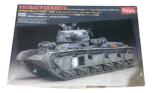 Tanque Aleman 1/35 Panzer Kampfwagen Amusing Hobby Torret