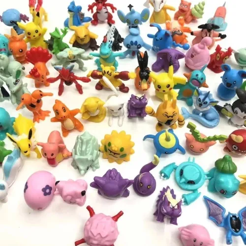 Kit de 72 Bonecos Miniatura Lote Pokémon com Pikachu Incluso - Não Repete, Brinquedo  Pokemon Nunca Usado 45693769