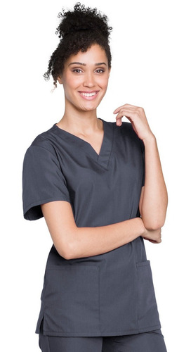 Conjunto- Tallas Grandes- Uniformes Clínicos Cherokee- Gris