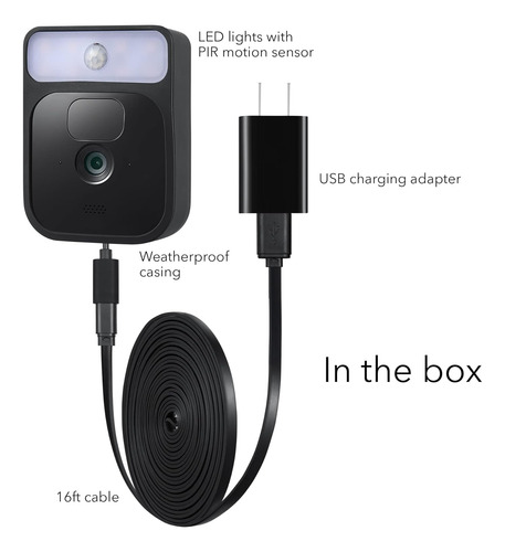 Kit De Focos Compatible Con Cámara Blink Outdoor Y Blink Ind