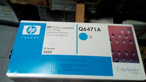 Toner Hp Color Laserjet Q6471a Azul