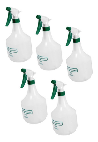 5 Pzs Atomizador Fumigador Aspersor De 1 Litro Lt