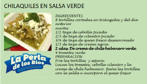Imagen 5 de 9 de Salsa Habanera Verde La Perla De Los Rios Cont Neto 10pz