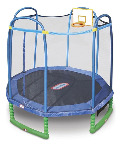 Little Tikes Trampolín 10 Pies Con Malla De Protección Negro Azul