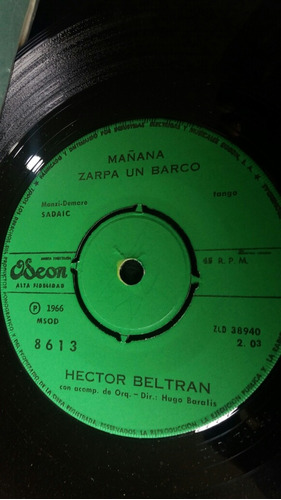 Vinilo Single De Hector Beltran Yuyo Verde (o-55