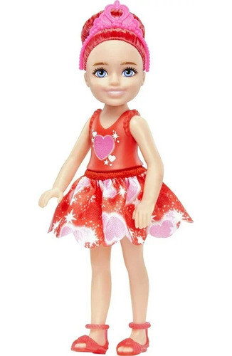 Barbie Chelsea Dreamtopia-pelirroja-falda Imagen D Corazones
