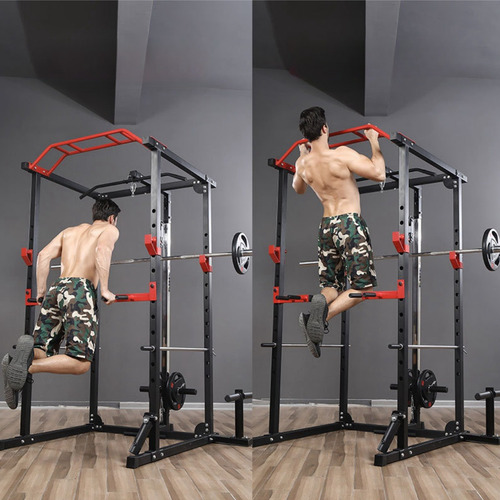 Power Rack Pull Ups De Potencia Sentadillas Dominada Jaula
