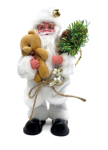 Papá Noel Blanco 30 Cm  Navidad