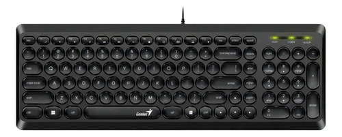 Teclado Genius Slimstar Q200 Ultra Delgado Multimedia Usb