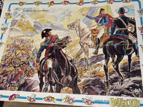 Afiches Revista Anteojito: El Cruce De Los Andes. 1970
