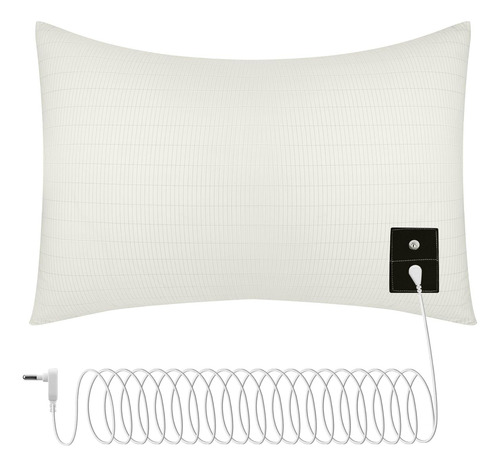 Funda De Almohada 20x30 Fibra Plateada Y Algodón Orgánico