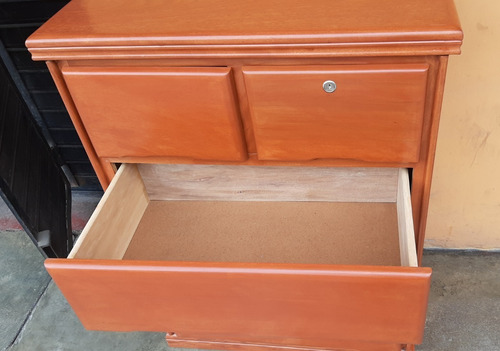 Cómoda En Madera Capirona De 80 Cm De Largo