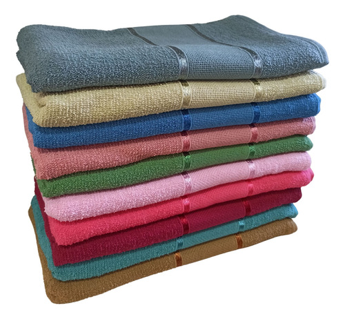Kit 5 Toalhas De Banho Grande Macia 100% Algodão 65x125cm