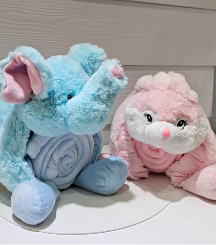 Manta Infantil Animalitos Peluche Cuna Funcional 