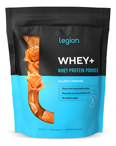 Legion Whey + Proteína De Suero Aislado Grass Fed 30serv Sabor Salted Caramel
