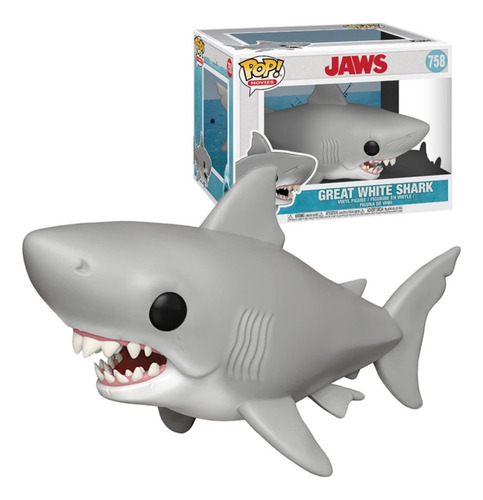 Pop! Funko Tubarão Branco Great White Shark #758 | Jaws