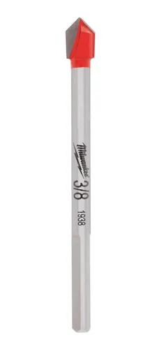 Broca Para Vidrio Y Azulejos 3/8 Punta Flecha Milwaukee
