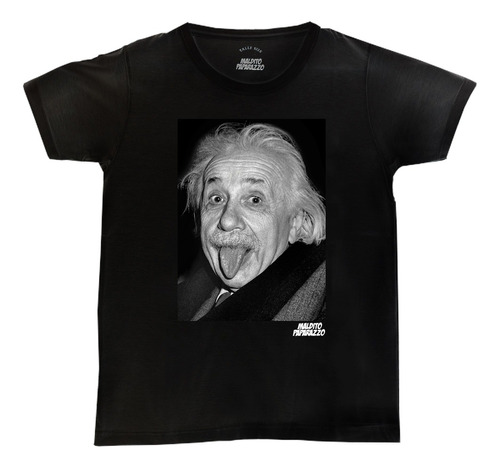 Albert Einstein Lengua -  Remera 100% Algodón 