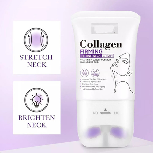 Creme De Colágeno Para Firmeza E Rugas Do Pescoço