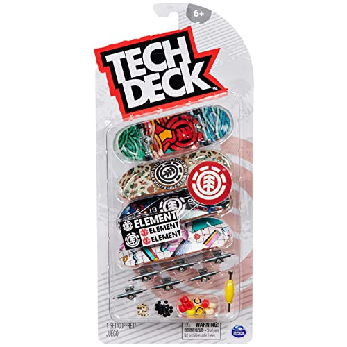 Deck Tech, Ultra Dlx Fingerboard 4-pack, Element M74w6