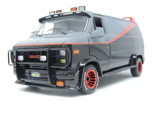 ミニカー Hot Wheels Elite The A-Team GMC Van 1:18 Furgão Van Gmc Esquadrão Classe A Team Hot Wheels Elite 1:18