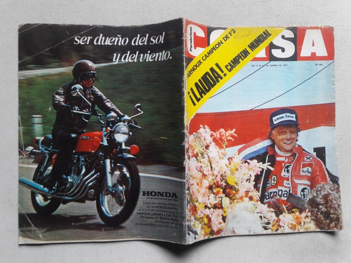 Revista Corsa N° 592 Niki Lauda Campeon Mundial Brabham Bt46