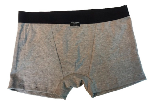 Efecto Uno Boxer Lifestyle Hombre Algodon Gris Claro Blw