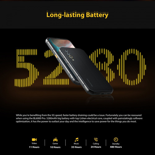 Blackview Bl6000 Pro | Resistente Ram 8 Gb / Interna 256 Gb