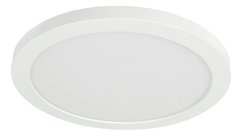 Lámpara De Techo Redonda Panel Plano 30 Cm 1700 Lm Blanco