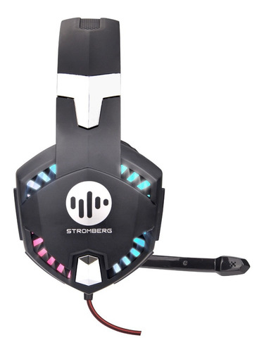 Imagen 3 de 8 de Auricular Gamer Stromberg Smith Ps4 Pc Microfono Luces Rgb