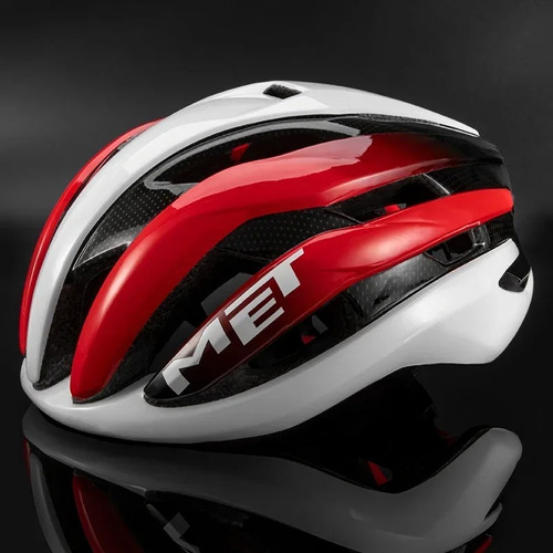 Casco Ciclismo Blanco Réplica Nuevo Bicicleta Ruta Mtb Grave