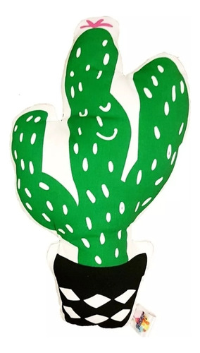 Almohadón Cactus C/relleno Niños Cama Dormitorio Living Bebe