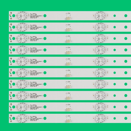 Kit 10 Tiras Led Atvio 49 Celed91865 Nuevas Aluminio