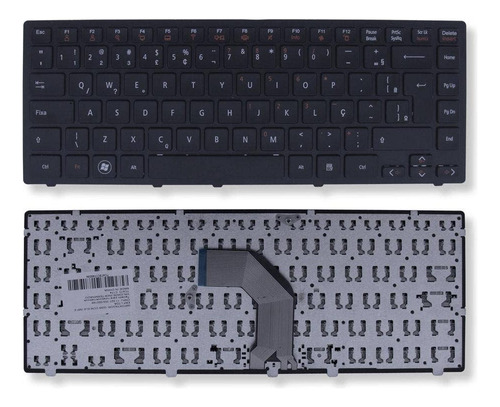 Teclado P/ Notebook LG S425-l.bc25p1 Abnt2 Marca Bringit Cor Preto Idioma Português Brasil