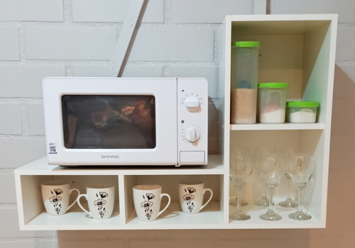 Mueble Rack Microonda Organizador Colgante Optimizador Repis