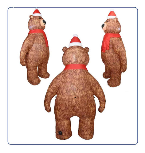 Juguete Inflable Navideño De 210 Cm, Decoración Para