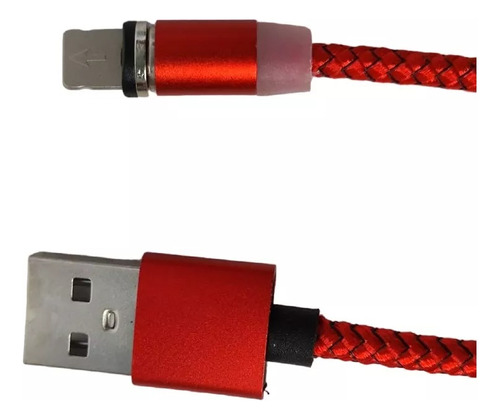 Cable Magnético 3 Puntas Compatible Lightning Tipo C V8 2.4a