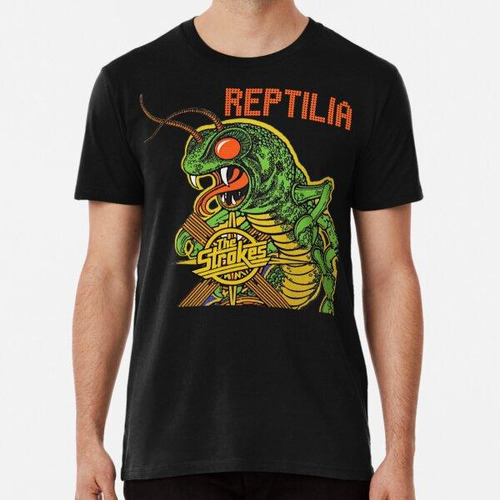 Remera Trazos De Reptilia Algodon Premium