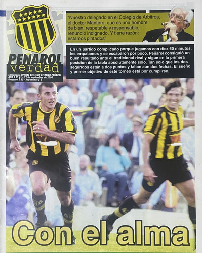 Peñarol Verdad, Nº 41 Revista, Gabriel Cedrés,  Ex5