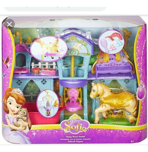 Set De Figuras Sofia The First Horse Play Accesory Mattel