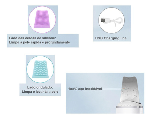 Aparelho Peeling Ultrassônico Portátil