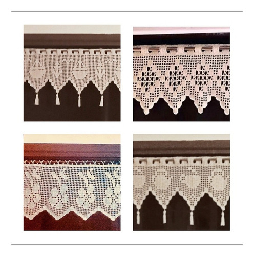 Cenefas De 30 Cm De Alto Tejidas A Crochet 