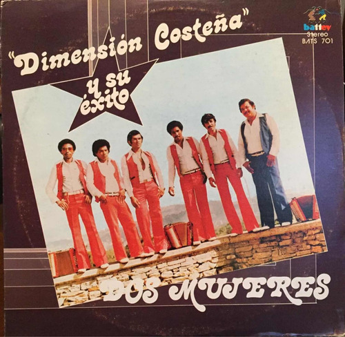 Disco Lp - Dimensión Costeña Y Su Éxito / Dos Mujeres. Album