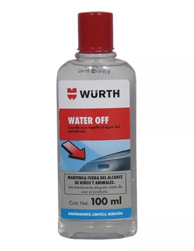 Water Off Repelente De Agua Para Parabrisas 100ml Wurth