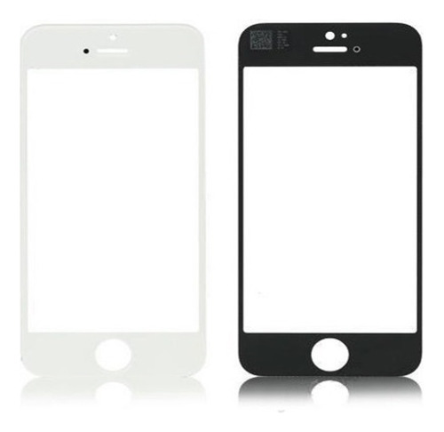 Cristal De Pantalla Para iPhone 4s Blanco Y Negro